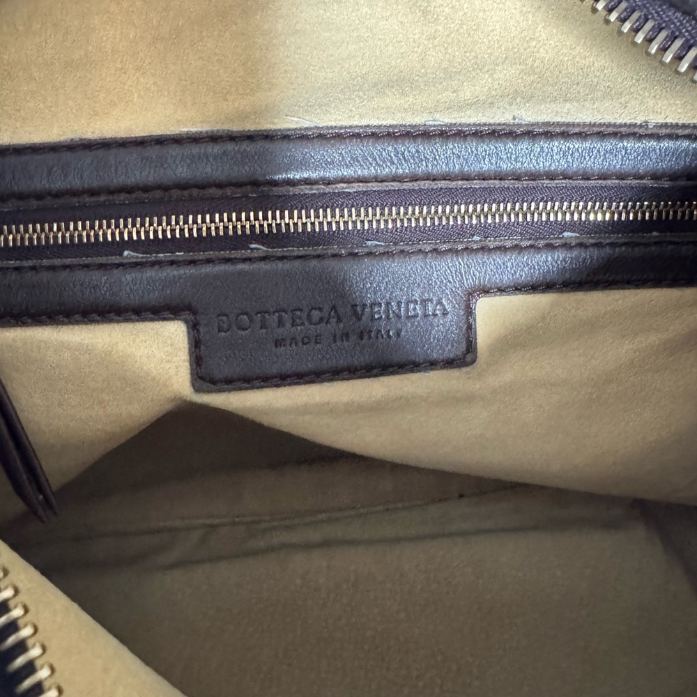 Bottega Veneta Dark Brown Intrecciato Hobo Bag - Picture 7 of 15